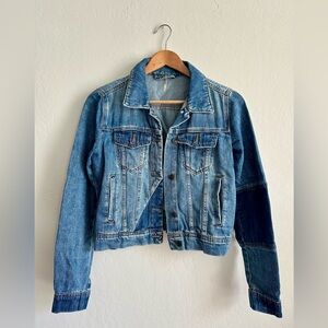 FREE PEOPLE Denim Blue Jacket XS